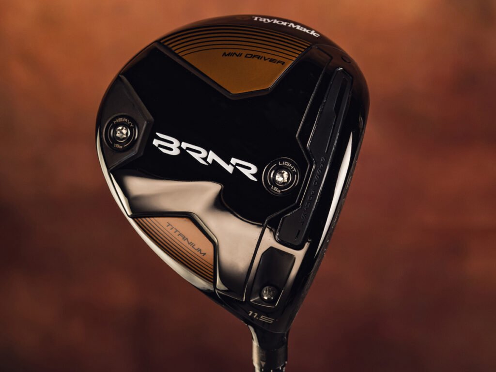 Taylormade BRNR Mini Driver Bottom of Club 2